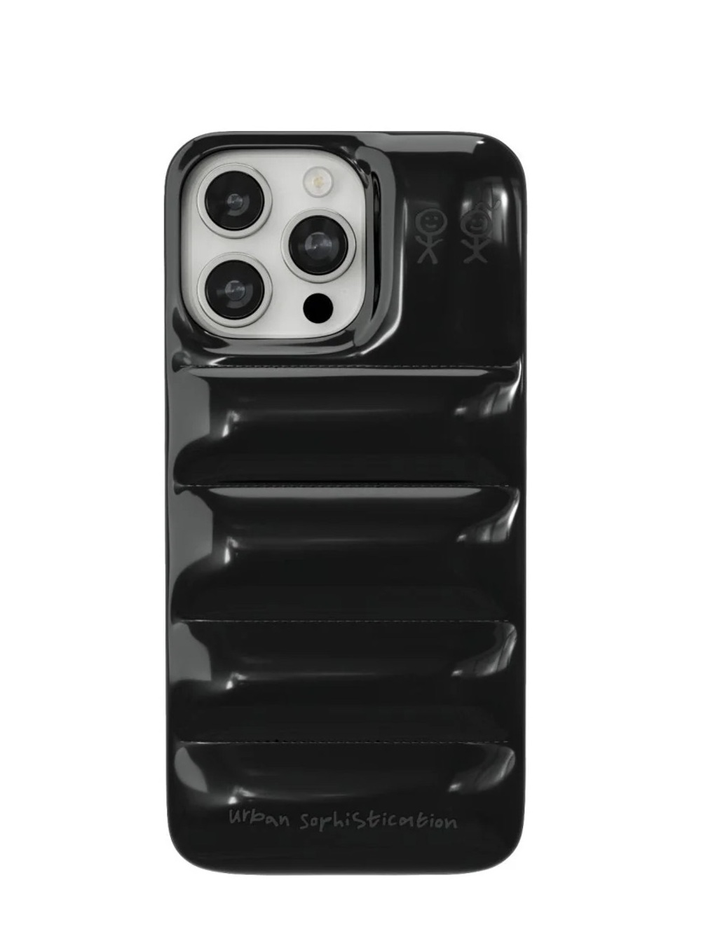 The Puffer Case® - Black Manhattan - iPhone 16 Pro